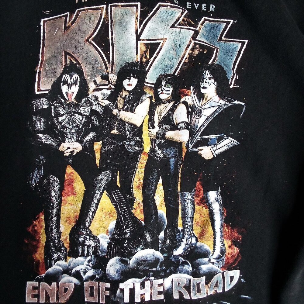Kiss End Of The Road Final Tour 2019 Zipper Hoodie Sweatshirt